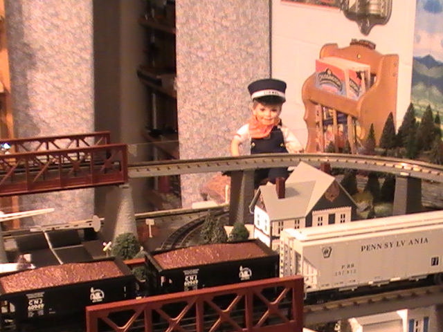 06-04-13, Joshua Watching Trains 001