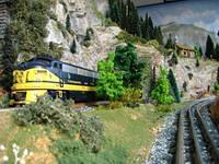 Coming through the pass on the Raccoon Creel Scenic Railroad